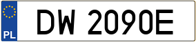 Truck License Plate